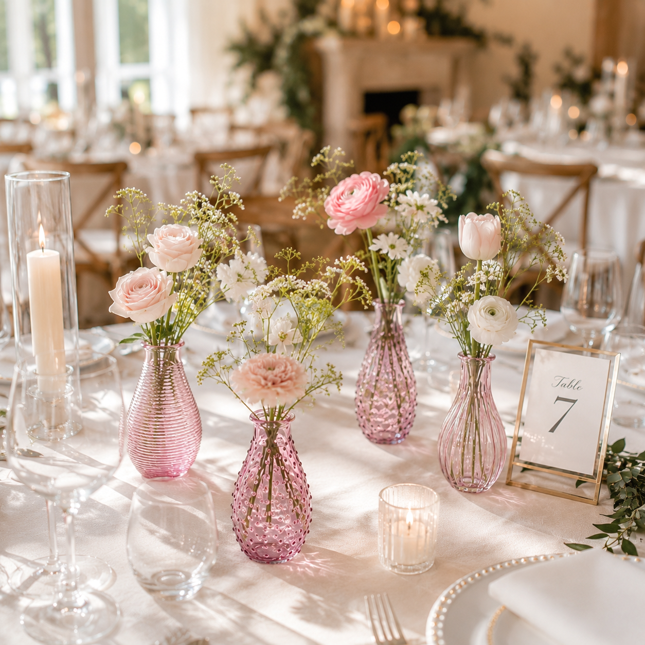 Why Mini Glass Bud Vases Are Ideal for Wedding Table Decorations